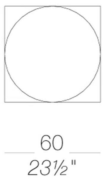 La Palma designové konferenční stoly Brio Square (40 cm)