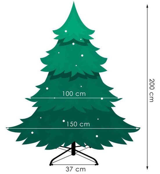 Vánoční stromek Smrk Premium alpský 200 cm