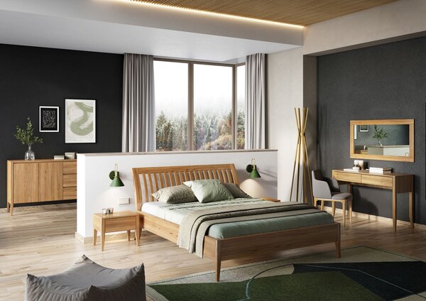 Noční stolek RETRO buk s 1 zásuvkou