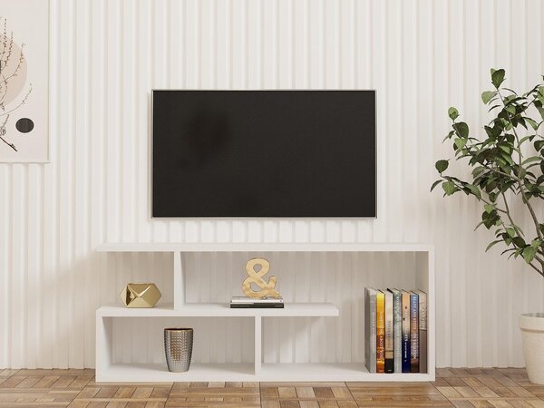 TV stolek/skříňka Corfu (bílá). Akce -18%