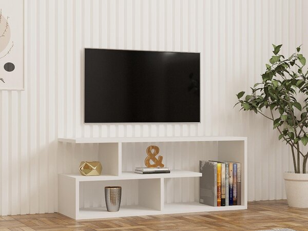 TV stolek/skříňka Corfu (bílá). Akce -18%