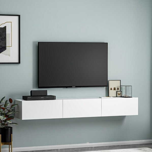 TV stolek/skříňka Tessa (bílá). Akce -25%