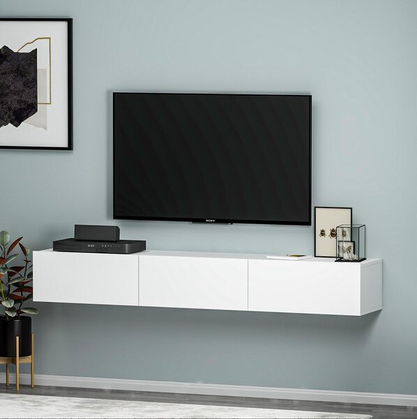 TV stolek/skříňka Tessa (bílá). Akce -25%