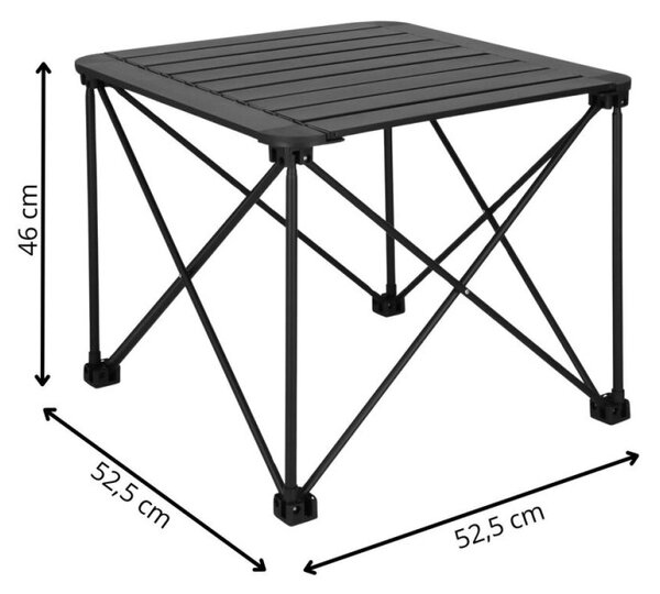 Skládací stolek SPRINGOS ALTUS CS0113 černý