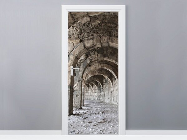 Fototapeta na dveře Starý kamenný tunel Materiál: Samolepící, Rozměry: 95 x 205 cm