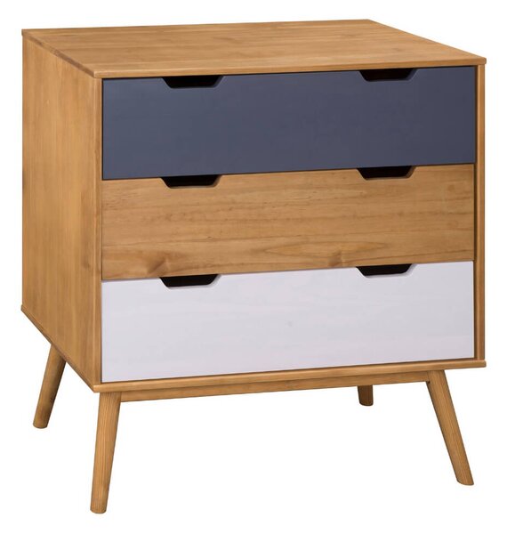Komoda cusco 82 x 80 šedobílá