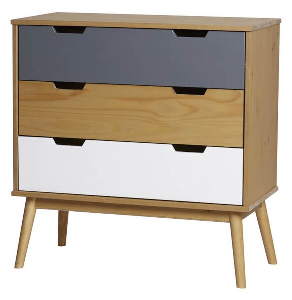 Komoda cusco 82 x 80 šedobílá