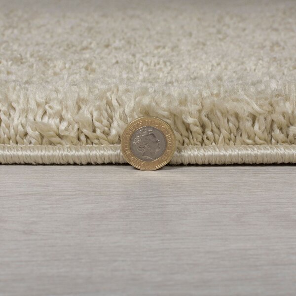 Flair Rugs, Kusový koberec Shaggy Teddy Natural, 120x170, béžová, ložnice