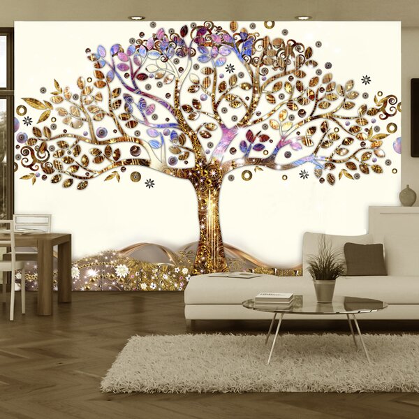 Fototapeta - Zlatý strom II 250x175 + zdarma lepidlo