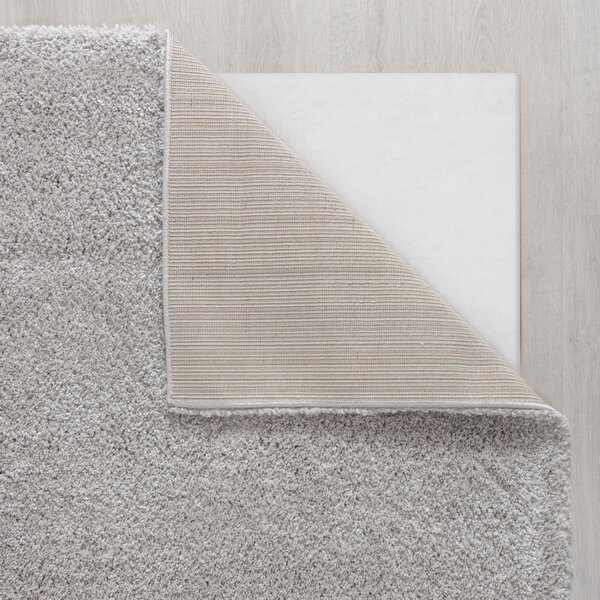 Flair Rugs, Kusový koberec Shaggy Teddy Grey, 80x150, šedá, ložnice