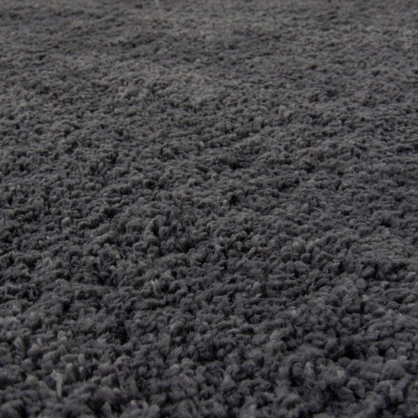 Flair Rugs, Kusový koberec Shaggy Teddy Charcoal, 120x170, šedá, ložnice