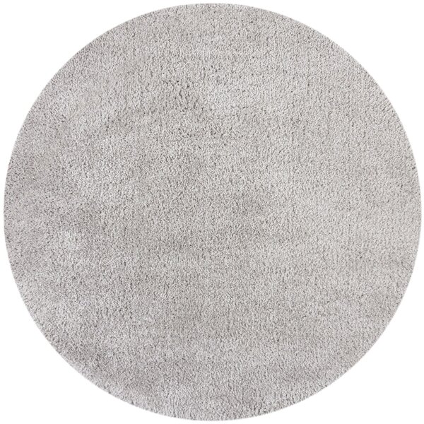 Flair Rugs koberce Kusový koberec Shaggy Teddy Grey kruh ROZMĚR: 133x133 (průměr) kruh