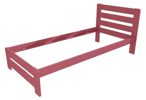 Vomaks Jednolůžková postel VMK001B Rozměr: 80 x 200 cm, Povrchová úprava: netransparentní barva růžová