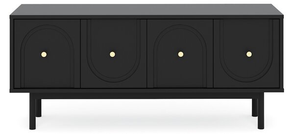 Vivaldi TV stolek Mazoma 154 cm černý/zlatý