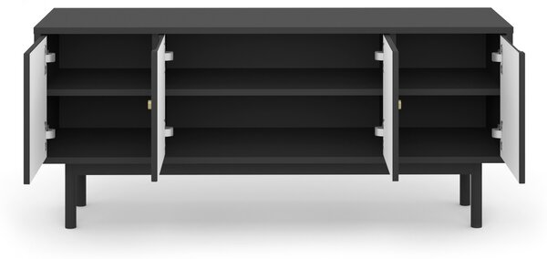 Vivaldi TV stolek Mazoma 154 cm černý/zlatý