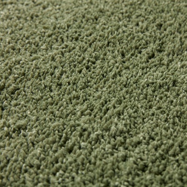 Flair Rugs, Kusový koberec Shaggy Teddy Olive, 80x150, zelená, ložnice