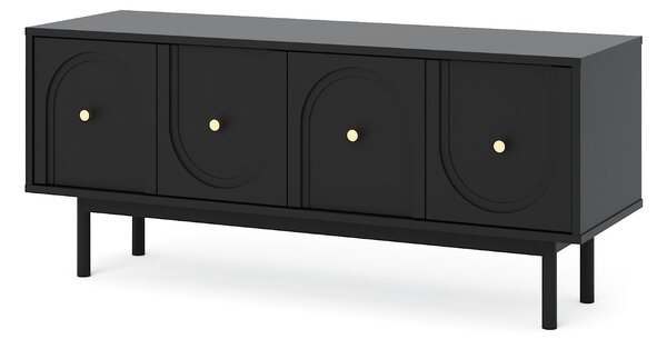 Vivaldi TV stolek Mazoma 154 cm černý/zlatý