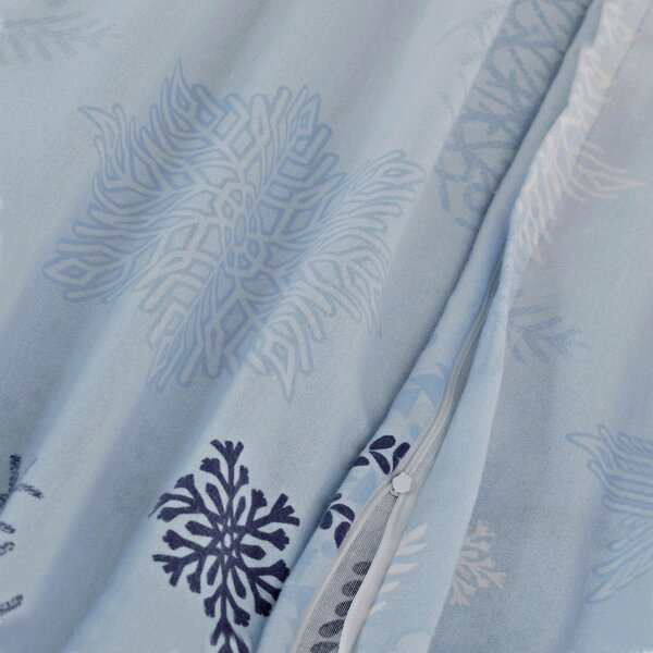 POVLEČENÍ, flanel, modrá, 140/200 cm Florella - Povlečení