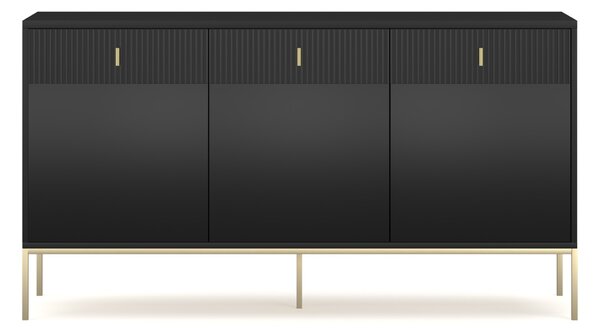 Vivaldi Komoda Maggiore 154,5 cm černá/zlatá