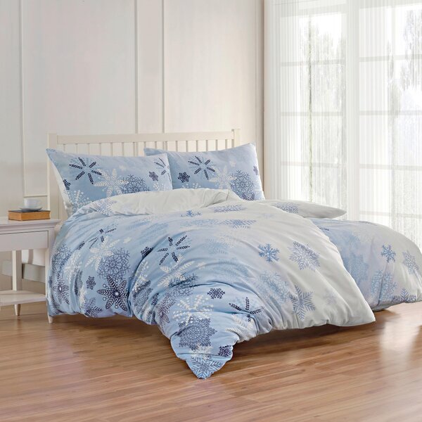 POVLEČENÍ, flanel, modrá, 140/200 cm Florella - Povlečení