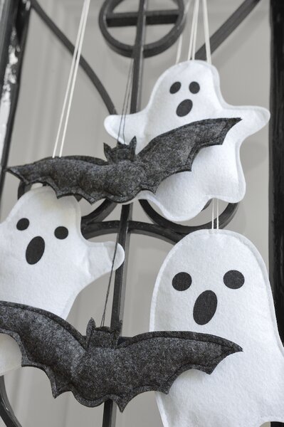 Noordliving Plstěná dekorace Halloween - Duch 1 NL103