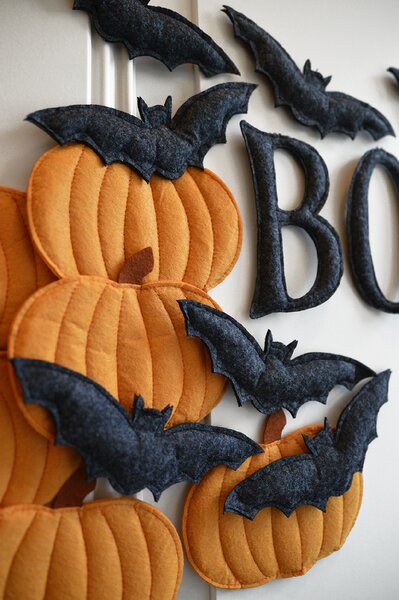 Noordliving Plstěná dekorace Halloween - Dýně NL102
