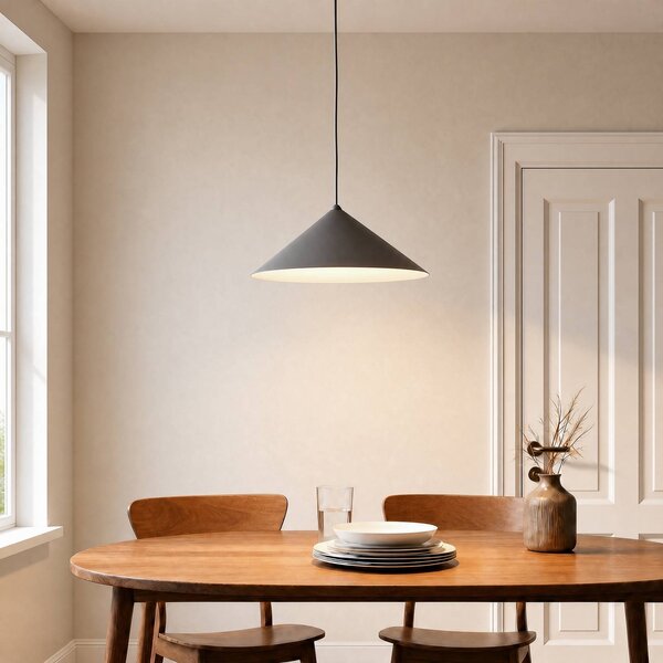 TK Lighting Závěsné světlo Lume L, hnědé, kov, Ø 40 cm, GX53, stmívatelný, Hnědá / rez, Obývací pokoj / jídelna, kov, Moderní