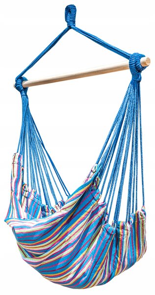 Houpací křeslo Zolta, vícebarevné, nosnost 120 kg, 100 x 100 cm