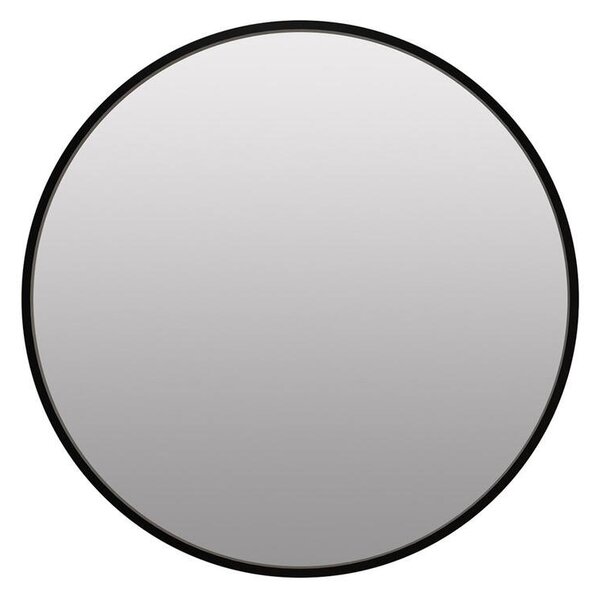 Zrcadlo nástěnné TELA černá průměr 40 cm
