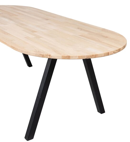Kulatý jídelní stůl tablo ø 120 cm dubový