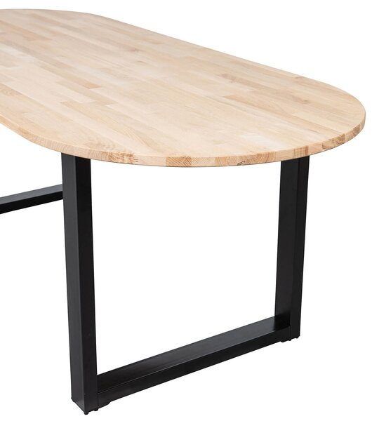 Kulatý jídelní stůl tablo ø 120 cm dubový