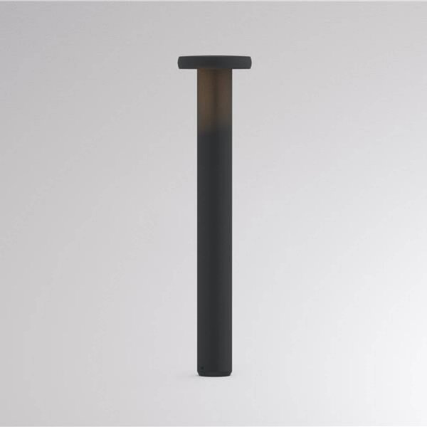 Molto Luce LED osvětlení cesty CIRC, zap/vyp, antracitová barva, výška 82 cm, IP65, Černá, Hliník, Moderní