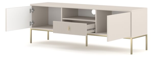 Vivaldi TV stolek Maggiore 154,5 cm kašmírový/zlatý