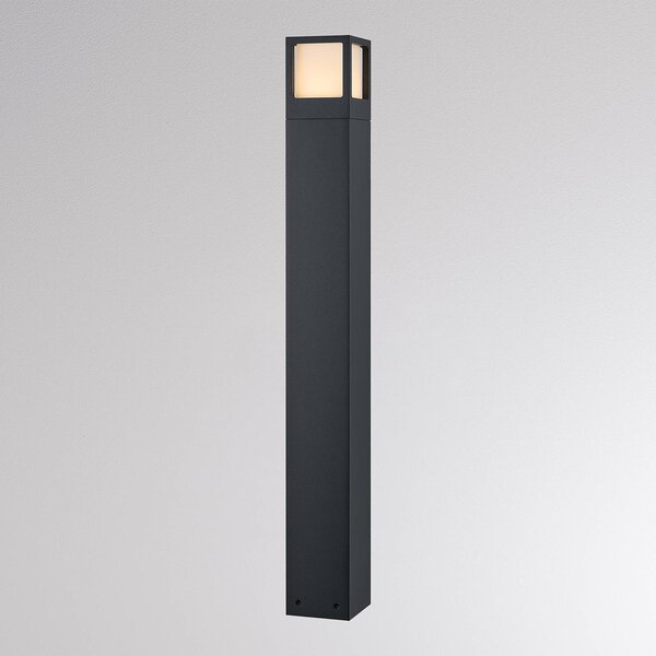 Molto Luce LED osvětlení cesty FYNN-X, výška 85 cm, antracitová, IP65, zap/vyp, Černá, Hliník, Moderní