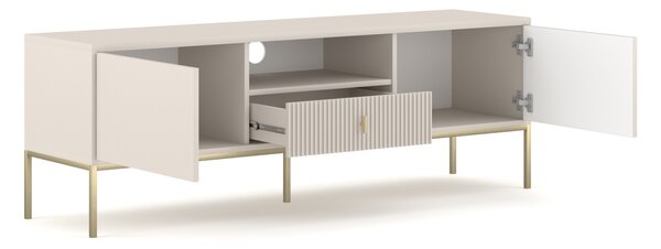 Vivaldi TV stolek Maggiore 154,5 cm kašmírový/zlatý