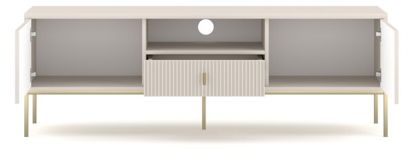 Vivaldi TV stolek Maggiore 154,5 cm kašmírový/zlatý