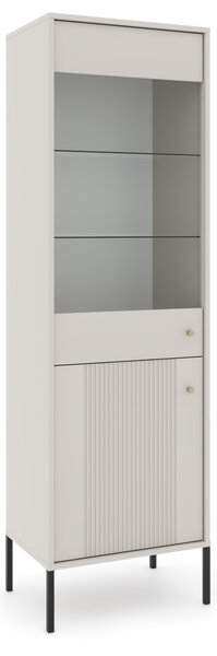 Vivaldi Vitrína Iseo 54 cm kašmír/černá
