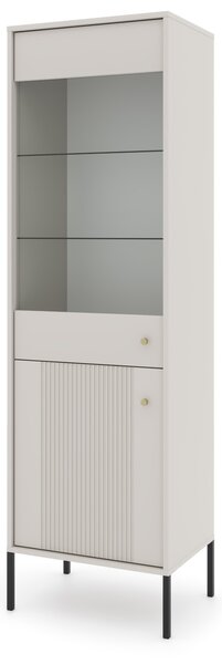 Vivaldi Vitrína Iseo 54 cm kašmír/černá
