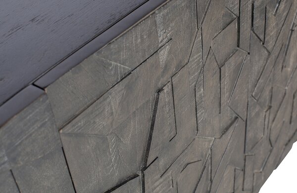 Komoda counter 160 x 83 cm černá