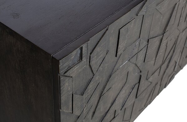 Komoda counter 160 x 83 cm černá