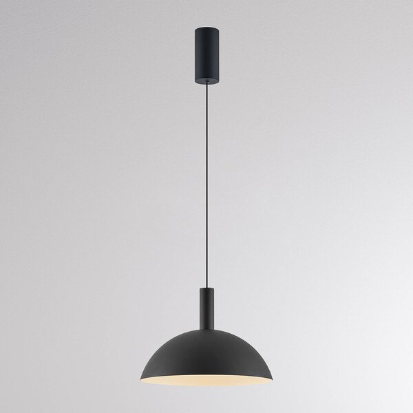 Molto Luce LED závěsné světlo LORA II, černé, Ø 24 cm, stmívatelné, 40°, stmívatelný, Černá, Obývací pokoj / jídelna, kov, Moderní