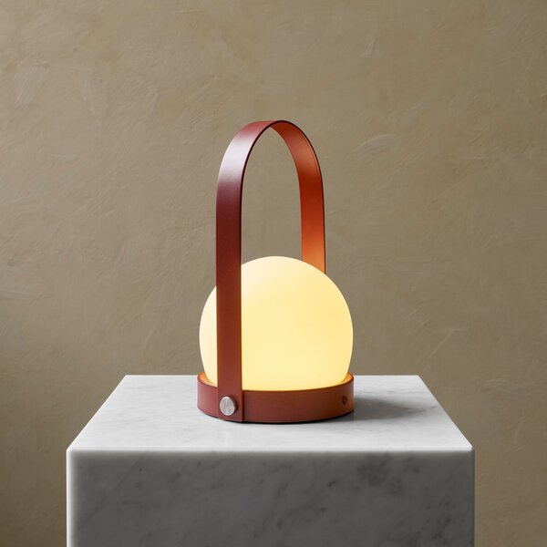 AUDO COPENHAGEN Přenosná lampa Carrie Portable, Burned Red
