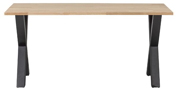 Jídelní stůl tablo 180 x 90 cm nohy do tvaru X dubový