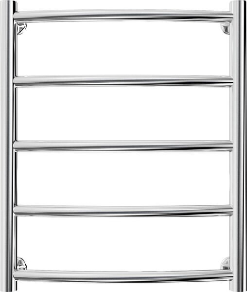 Koupelnový žebříkový radiátor CLASSIC 88W/230V 50x43 cm nerez/lesklý chrom