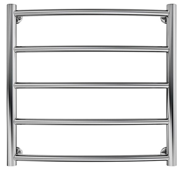 Koupelnový žebříkový radiátor CLASSIC 102W/230V 50x53 cm nerez/lesklý chrom