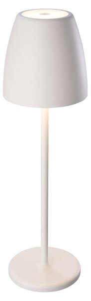 Megatron LED stolní lampa na baterie Tavola bílá