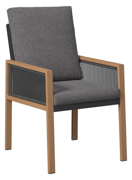 JÍDELNÍ TERASOVÁ SOUPRAVA 6dílné, kov, sklo, textil Ambia Garden - Online Only zahradní nábytek, Online Only