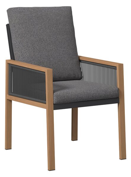 JÍDELNÍ TERASOVÁ SOUPRAVA 6dílné, kov, sklo, textil Ambia Garden - Online Only zahradní nábytek, Online Only