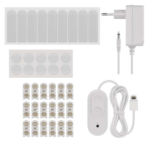 EMOS GoSmart LED svítidlo Lines bílé, 9 dílů, 34 W, RGB, stmívatelné, WiFi 1555249000