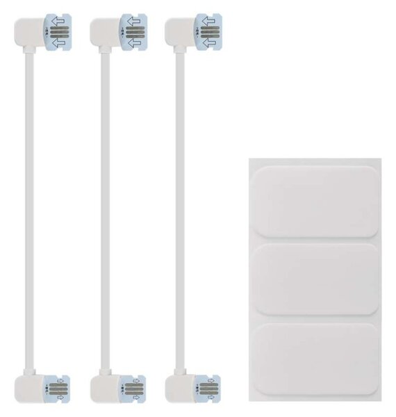 EMOS GoSmart LED svítidlo Hexagon, 3 díly, 5,4 W, RGB, stmívatelné, WiFi 1555223000